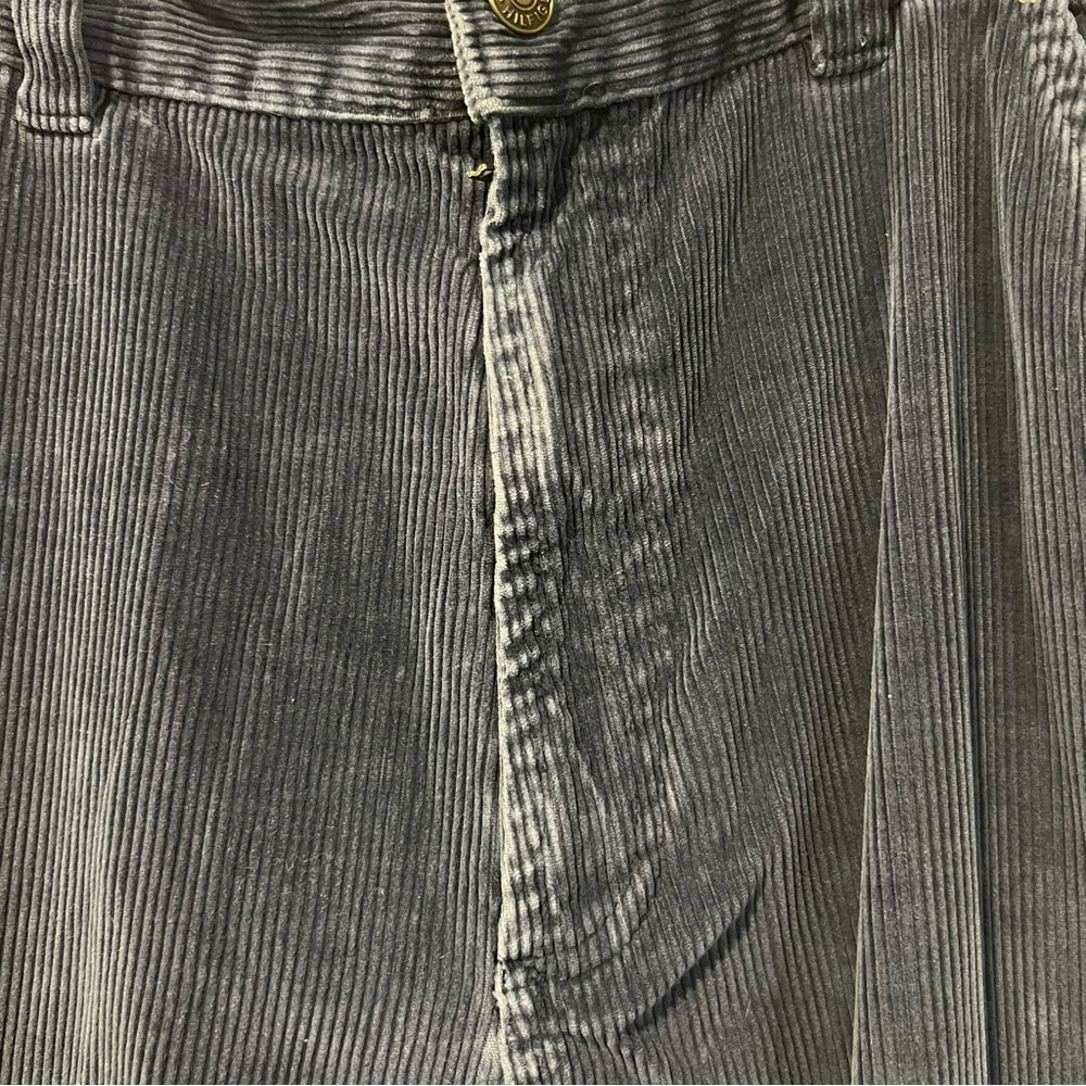 Tommy Hilfiger Vintage Y2K Dark Blue Corduroy Carpenter Pants size 34 X 30 - Picture 2 of 16